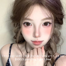 將圖片載入圖庫檢視器 新品預訂✨ 落日繁花🤎 af 啡色 brown 14.50mm 年拋 (兩片裝) 🎀可預訂請撳度數選項中最下🎀 ✨$100/3對✨