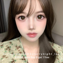 將圖片載入圖庫檢視器 現貨 莫奈蜜咖🤎 af 啡色 brown 14.50mm 年拋 (兩片裝) 🎀可預訂請撳度數選項中最下🎀 ✨$100/3對✨