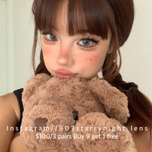 將圖片載入圖庫檢視器 現貨 淨白提花🩶 Tina 灰色 gray 14.20mm 半年拋 (兩片裝) 🎀可預訂請撳度數選項中最下🎀 ✨$100/3對✨