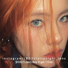 將圖片載入圖庫檢視器 現貨 路西法藍🩵 ovo藍色 blue 14.20mm 半年拋 (兩片裝) 🎀可預訂請撳度數選項中最下🎀 ✨$100/3對✨