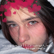 將圖片載入圖庫檢視器 現貨 金龍魚灰🩶 Tina 灰色 gray 14.50mm 半年拋 (兩片裝) 🎀可預訂請撳度數選項中最下🎀 ✨$100/3對✨