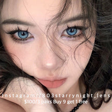 將圖片載入圖庫檢視器 現貨 仙本納海域💙 Clamido 藍色 blue 14.20mm 年拋 (兩片裝) 🎀可預訂請撳度數選項中最下🎀 ✨$100/3對✨