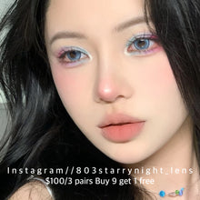 將圖片載入圖庫檢視器 新品預訂✨ 碎冰冰藍🩵 thestarlens 藍色 blue 14.50mm 半年拋 (兩片裝) 🎀可預訂請撳度數選項中最下🎀 ✨$100/3對✨