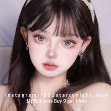 將圖片載入圖庫檢視器 現貨 月光小兔🐰🩷 af queen 粉紅色 啡色 brown pink14.50mm 年拋 (兩片裝) 🎀可預訂請撳度數選項中最下🎀 ✨$100/3對✨