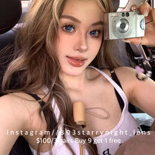 將圖片載入圖庫檢視器 現貨  你好未來💙 af 藍色 blue 14.50mm 年拋 (兩片裝) 🎀可預訂請撳度數選項中最下🎀 ✨$100/3對✨