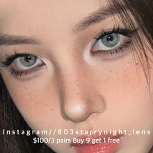 將圖片載入圖庫檢視器 現貨 萊琳青灰💚 ovo 綠色green 14.20mm 半年拋 (兩片裝) 🎀可預訂請撳度數選項中最下🎀 ✨$100/3對✨