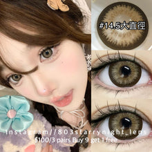 將圖片載入圖庫檢視器 現貨 土耳其🤎 afqueen 啡色 brown 14.50mm 年拋 (兩片裝) 🎀可預訂請撳度數選項中最下🎀 ✨$100/3對✨