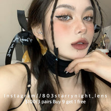 將圖片載入圖庫檢視器 現貨 厭世多巴胺🤎clamido 啡色 brown 14.20mm 年拋 (兩片裝) 🎀可預訂請撳度數選項中最下🎀 ✨$100/3對✨