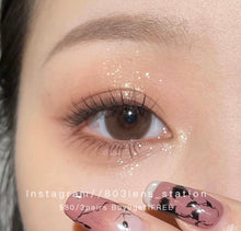 將圖片載入圖庫檢視器 現貨 膠原酒褐 啡色 補完不補❗️brown 14.2mm 年拋(兩片裝)✨$100/3對✨