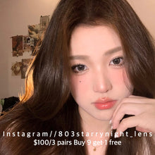 將圖片載入圖庫檢視器 現貨 比特星💫🤎xiyou 啡色brown 14.00mm 年拋 (兩片裝)🎀可預訂請撳度數選項中最下🎀 ✨$100/3對✨