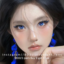 將圖片載入圖庫檢視器 現貨 香凝蝶翅🦋 af 紫色 藍色 blue Purple 14.50mm 年拋(兩片裝)🎀可預訂請撳度數選項中最下🎀 ✨$100/3對✨