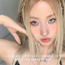 將圖片載入圖庫檢視器 現貨 路西法藍🩵 ovo藍色 blue 14.20mm 半年拋 (兩片裝) 🎀可預訂請撳度數選項中最下🎀 ✨$100/3對✨