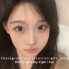 將圖片載入圖庫檢視器 現貨 傲嬌甜妹🩷 買完不補❗️ Tina啡色 brown 14.50mm 半年拋 (兩片裝) ✨$100/3對✨