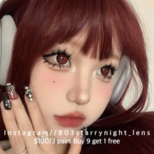 將圖片載入圖庫檢視器 現貨 血泣玫瑰🩸🌹 ovo 紅色 red 14.50mm 半年拋 (兩片裝)🎀可預訂請撳度數選項中最下🎀 ✨$100/3對✨