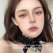 將圖片載入圖庫檢視器 現貨 金龍魚綠💚 Tina 綠色 green 14.50mm 半年拋 (兩片裝) 🎀可預訂請撳度數選項中最下🎀 ✨$100/3對✨