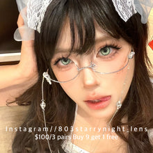 將圖片載入圖庫檢視器 新品預訂✨ 亞洲歐巴💚 af 綠色 green 14.50mm 年拋 (兩片裝) 🎀可預訂請撳度數選項中最下🎀 ✨$100/3對✨