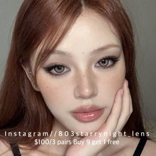 將圖片載入圖庫檢視器 新品預訂✨ 黑羚羊棕🤎 af 啡色 brown 14.50mm 年拋 (兩片裝) 🎀可預訂請撳度數選項中最下🎀 ✨$100/3對✨