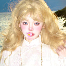 將圖片載入圖庫檢視器 現貨 夜吻維納斯🩵 af queen 藍色 blue 14.50mm 年拋 (兩片裝) 🎀可預訂請撳度數選項中最下🎀 ✨$100/3對✨