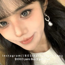 將圖片載入圖庫檢視器 現貨 虛擬人類灰🖤🩶 ovo 黑色 灰色 black gray 14.50mm 半年拋 (兩片裝) 🎀可預訂請撳度數選項中最下🎀 ✨$100/3對✨