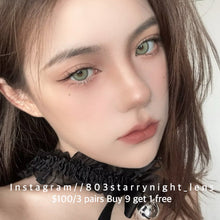 將圖片載入圖庫檢視器 現貨 金龍魚綠💚 Tina 綠色 green 14.50mm 半年拋 (兩片裝) 🎀可預訂請撳度數選項中最下🎀 ✨$100/3對✨