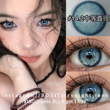 將圖片載入圖庫檢視器 現貨 仙本納海域💙 Clamido 藍色 blue 14.20mm 年拋 (兩片裝) 🎀可預訂請撳度數選項中最下🎀 ✨$100/3對✨