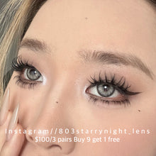 將圖片載入圖庫檢視器 現貨 惡魔女🩶 af Queen 灰色 gray 14.00mm 年拋 (兩片裝) 🎀可預訂請撳度數選項中最下🎀 ✨$100/3對✨