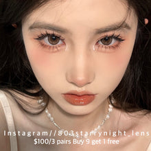 將圖片載入圖庫檢視器 現貨 小作者🤎 afqueen 啡色 brown 14.20mm 年拋 (兩片裝) 🎀可預訂請撳度數選項中最下🎀 ✨$100/3對✨