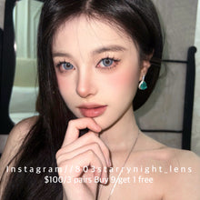 將圖片載入圖庫檢視器 現貨 海巫婆🩵 af Queen 藍色 blue 14.00mm 年拋 (兩片裝) 🎀可預訂請撳度數選項中最下🎀 ✨$100/3對✨