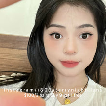 將圖片載入圖庫檢視器 新品預訂✨ 可可豆🖤 Tina 黑色 black 14.20mm 半年拋 (兩片裝) 🎀可預訂請撳度數選項中最下🎀 ✨$100/3對✨