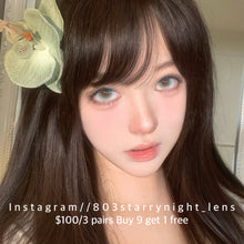 將圖片載入圖庫檢視器 新品預訂✨ 江南煙雨 💚 thestarlens 14.20mm 綠色 green半年拋(兩片裝)🎀可預訂請撳度數選項中最下🎀 ✨$100/3對✨