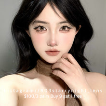 將圖片載入圖庫檢視器 現貨 檸檬海灘🏖️ thestarlens 啡色 brown 14.50mm 半年拋 (兩片裝) 🎀可預訂請撳度數選項中最下🎀 ✨$100/3對✨