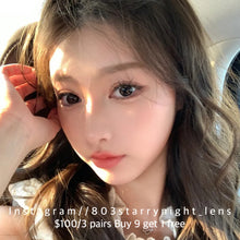 將圖片載入圖庫檢視器 新品預訂✨ 赫本黛黑🖤 af 黑色 black 14.20mm 年拋 (兩片裝) 🎀可預訂請撳度數選項中最下🎀 ✨$100/3對✨