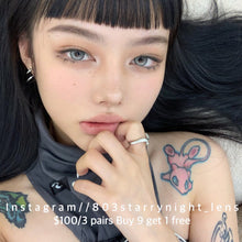 將圖片載入圖庫檢視器 現貨 閃離銀子🩶 Clamido 灰色 gray 14.50mm 年拋 (兩片裝) 🎀可預訂請撳度數選項中最下🎀 ✨$100/3對✨