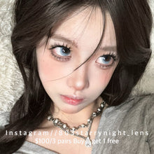 將圖片載入圖庫檢視器 現貨 夜吻維納斯🩵 af queen 藍色 blue 14.50mm 年拋 (兩片裝) 🎀可預訂請撳度數選項中最下🎀 ✨$100/3對✨