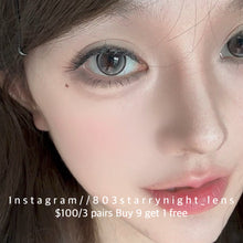 將圖片載入圖庫檢視器 新品預訂✨ 灰色心情🩶 thestarlens 灰色 gray 14.20mm 年拋 (兩片裝) 🎀可預訂請撳度數選項中最下🎀 ✨$100/3對✨