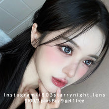 將圖片載入圖庫檢視器 現貨 藍繃帶💙 af queen 藍色 blue 14.50mm 年拋 (兩片裝) 🎀可預訂請撳度數選項中最下🎀 ✨$100/3對✨