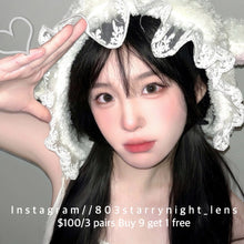 將圖片載入圖庫檢視器 現貨 快樂修狗🤎 Tina啡色 brown 14.20mm 半年拋 (兩片裝) 🎀可預訂請撳度數選項中最下🎀 ✨$100/3對✨