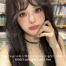 將圖片載入圖庫檢視器 現貨 漠河極光 💚 thestarlens 綠色 green 14.20mm 半年拋 (兩片裝) 🎀可預訂請撳度數選項中最下🎀 ✨$100/3對✨