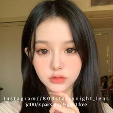 將圖片載入圖庫檢視器 新品預訂✨ 醬心可可🤎 af 棕色 brown 14.50mm 年拋 (兩片裝) 🎀可預訂請撳度數選項中最下🎀 ✨$100/3對✨