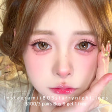 將圖片載入圖庫檢視器 現貨 泡泡啤酒🍻 AfQueen 啡色 brown 14.50mm 年拋 (兩片裝)🎀可預訂請撳度數選項中最下🎀 ✨$100/3對✨