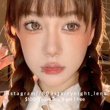 將圖片載入圖庫檢視器 新品預訂✨花園宇宙🤎 xiyou啡色 brown 14.50mm 年拋 (兩片裝) 🎀可預訂請撳度數選項中最下🎀 ✨$100/3對✨