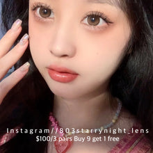 將圖片載入圖庫檢視器 現貨 可可豆🤎 Tina 啡色 brown 14.20mm 半年拋 (兩片裝) 🎀可預訂請撳度數選項中最下🎀 ✨$100/3對✨