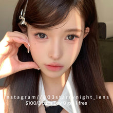 將圖片載入圖庫檢視器 新品預訂✨ 社恐樹莓🩶 thestarlens 灰色 黑色 gray black 14.50mm 半年拋 (兩片裝) 🎀可預訂請撳度數選項中最下🎀 ✨$100/3對✨