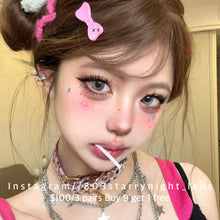 將圖片載入圖庫檢視器 新品預訂✨ 苗疆少女💜 Tina 紫色 purple 14.20mm 半年拋 (兩片裝) 🎀可預訂請撳度數選項中最下🎀 ✨$100/3對✨