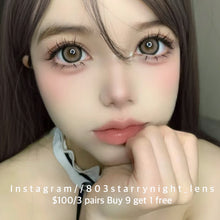 將圖片載入圖庫檢視器 現貨 月光小兔🐰🩷 af queen 粉紅色 啡色 brown pink14.50mm 年拋 (兩片裝) 🎀可預訂請撳度數選項中最下🎀 ✨$100/3對✨