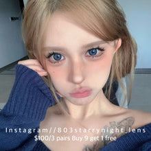 將圖片載入圖庫檢視器 現貨 末世藍海💙 afqueen 藍色 blue 14.50mm 年拋 (兩片裝) 🎀可預訂請撳度數選項中最下🎀 ✨$100/3對✨