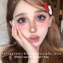 將圖片載入圖庫檢視器 現貨 害羞小哭包🩶  Tina 灰色 gray 14.50mm 半年拋 (兩片裝) 🎀可預訂請撳度數選項中最下🎀 ✨$100/3對✨