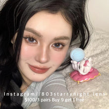 將圖片載入圖庫檢視器 現貨 夜吻維納斯🩵 af queen 藍色 blue 14.50mm 年拋 (兩片裝) 🎀可預訂請撳度數選項中最下🎀 ✨$100/3對✨