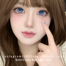 將圖片載入圖庫檢視器 現貨  你好未來💙 af 藍色 blue 14.50mm 年拋 (兩片裝) 🎀可預訂請撳度數選項中最下🎀 ✨$100/3對✨