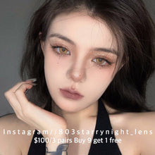 將圖片載入圖庫檢視器 現貨 紐約棕🤎af queen 啡色 brown 14.50mm 年拋 (兩片裝) 🎀可預訂請撳度數選項中最下🎀